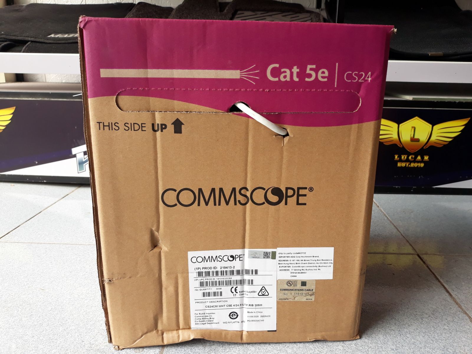 Cáp mạng Commscope Cat5e FTP chống nhiễu