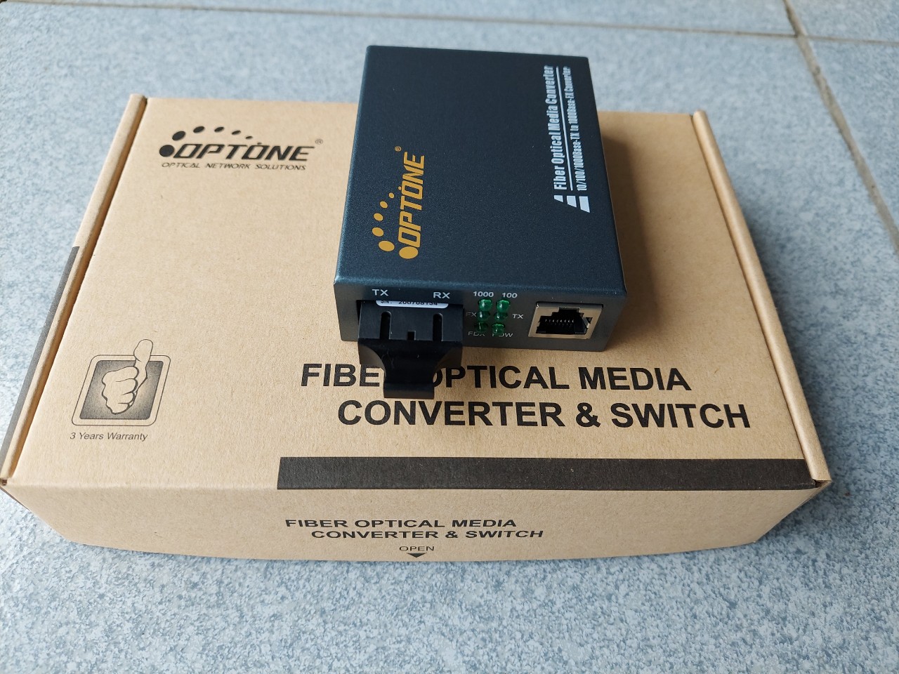 Converter quang 1Gbps 2 sợi 1000