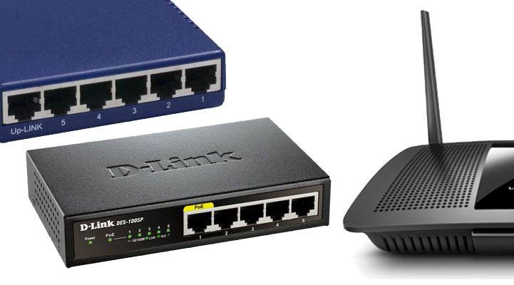 Bộ chia mạng Switch + Router |Vật tư thiết bị điện STAPHONE.COM.VN