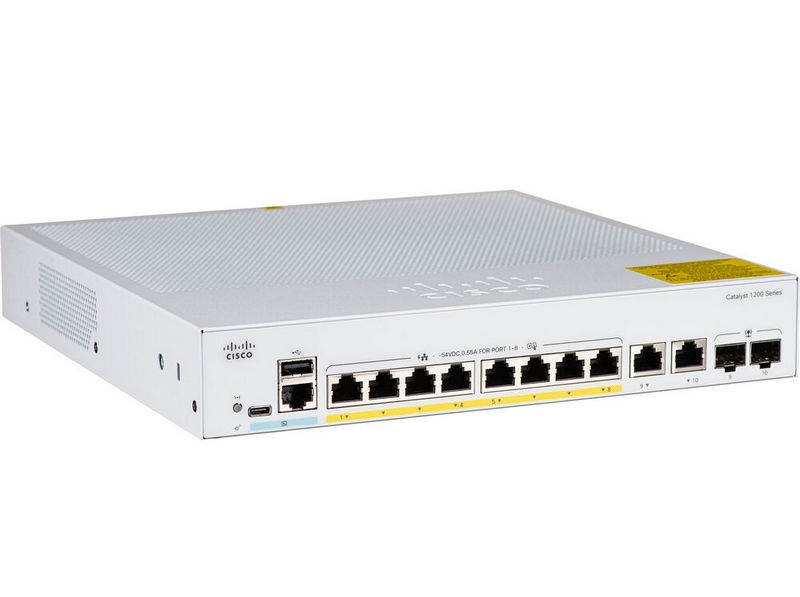 Switch Cisco C1200-8FP-2G