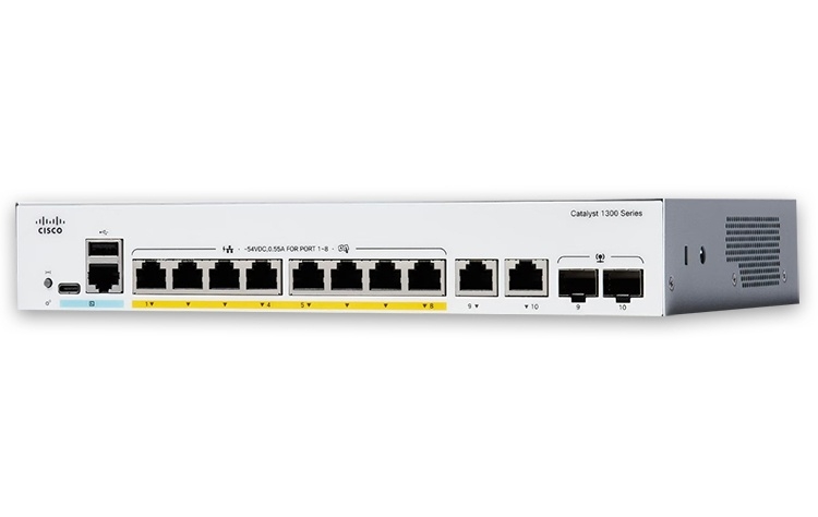 Switch Cisco C1300-8FP-2G