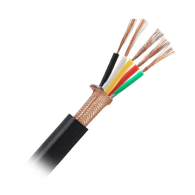 Cáp điều khiển SANGJIN 5x1.5mm2 có lưới chống nhiễu