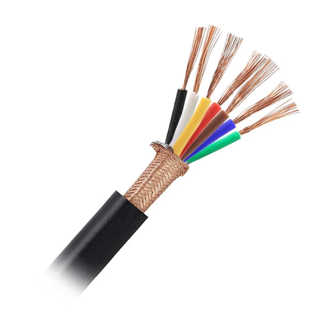 Cáp điều khiển SANGJIN 7x0.75mm2 có lưới chống nhiễu