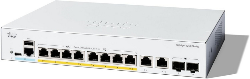 Switch Cisco C1200-8P-E-2G