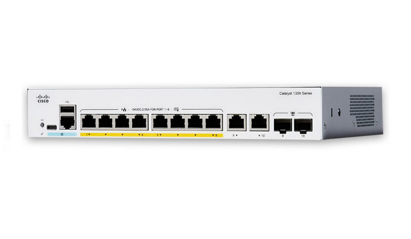 Switch Cisco C1300-8P-E-2G