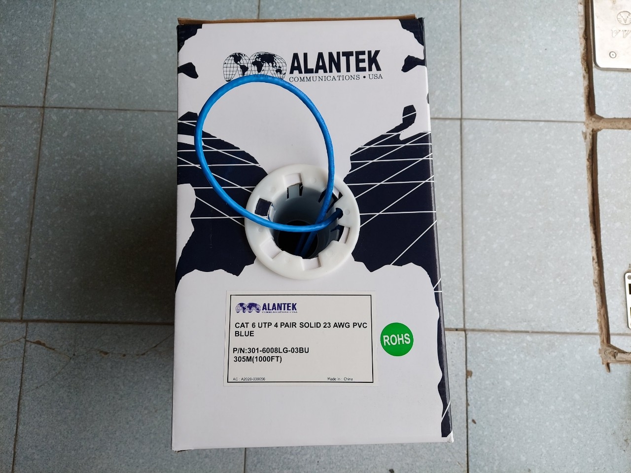 Cáp mạng ALANTEK Cat6 UTP 4 pair 301-6008LG-03BU