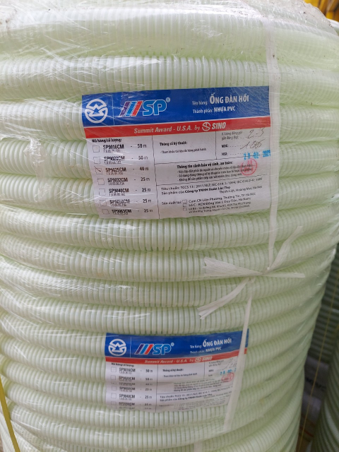 Ống mềm đàn hồi ruột gà PVC SP D25 SINO SP9025CM